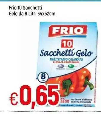 Famila Frio 10 Sacchetti Gelo da 8 Litri 34x52 cm offerta