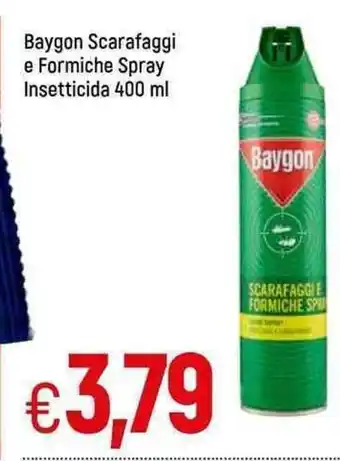Famila Baygon Scarafaggi e Formiche Spray Insetticida 400 ml offerta