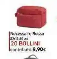 Famila Ciak Roncato Necessaire Rosso 20 Bollini 23x15x10cm offerta