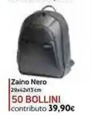 Famila Ciak Roncato Zaino Nero 50 Bollini 29x42x13 cm offerta