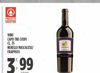 Despar Vino capo tre cuspi nerello mascalese/ frappato offerta