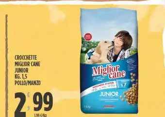 Despar Crocchette miglior cane junior pollo/ manzo offerta
