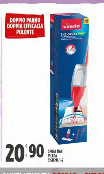Despar Spray max vileda sistema 1-2 offerta