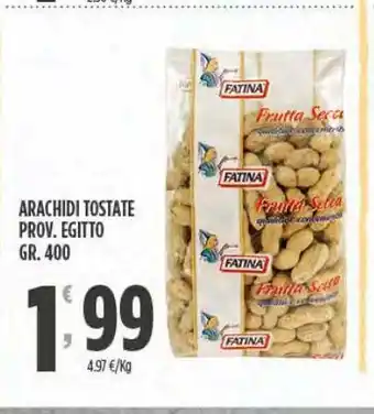 Despar Arachidi tostate prov. egitto offerta