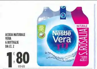 Despar Acqua naturale vera 6 bottiglie offerta