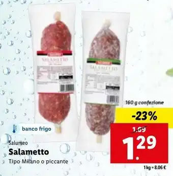 Lidl Salame offerta