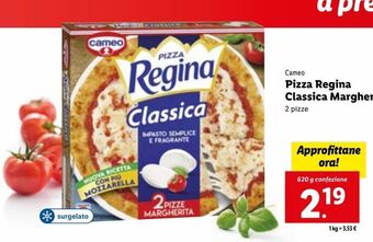 Lidl Pizza regina classica margherita offerta