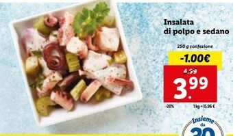 Insalata di polpo e sedano
