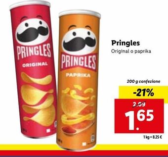 Lidl Pringles offerta