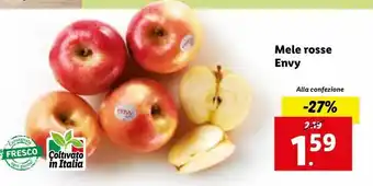 Lidl Mele rosse envy offerta