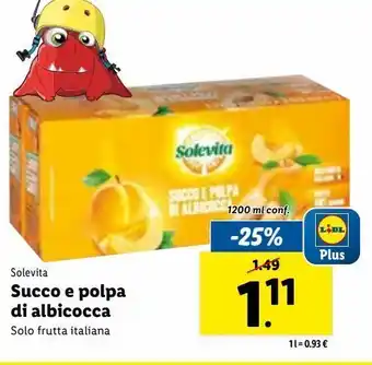 Lidl Succo e polpa offerta