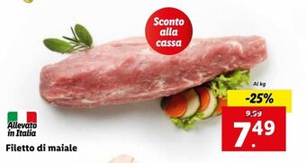 Lidl Filetto di maiale offerta