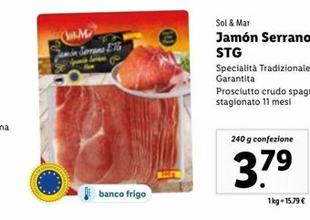 Lidl Jamon serrano stg offerta