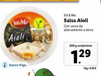 Lidl Salsa aioli offerta