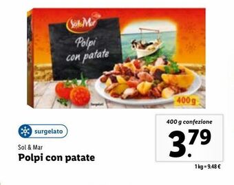 Lidl Polpi con patate offerta