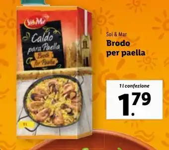 Lidl Brodo per paella offerta