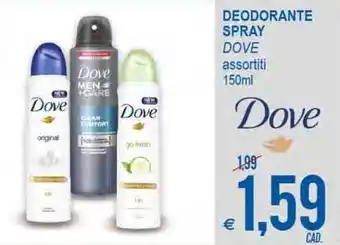 MD Discount Deodorante Spray Dove 150ml offerta