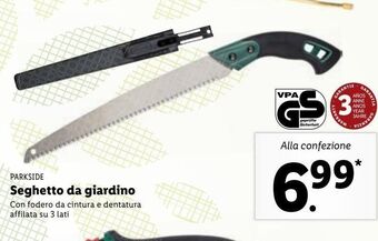 Lidl Seghetto da giardino offerta