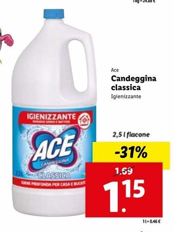 Lidl Candeggina classica offerta