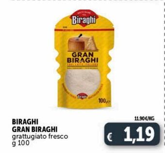 Deco Supermercati Biraghi gran biraghi grattugiato fresco offerta