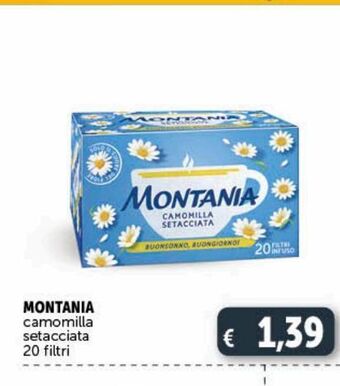 Deco Supermercati Camomilla setacciata 20 filtri montania offerta