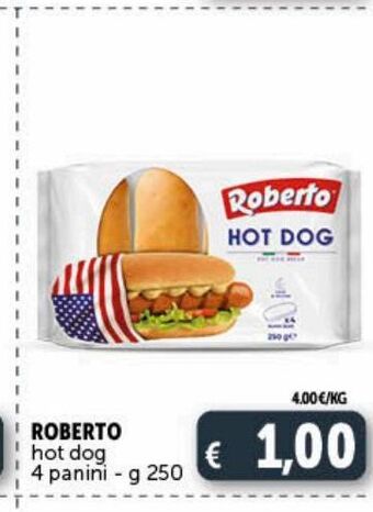 Deco Supermercati Roberto hot dog 4 panini g 250 offerta