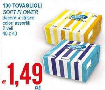 MD Discount 100 Tovaglioli offerta