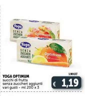 Deco Supermercati Succhi di frutta yoga optimum offerta