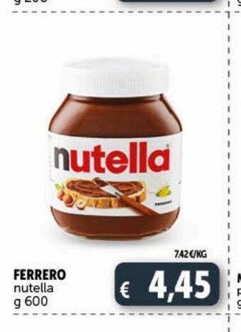 Deco Supermercati Ferrero nutella g 600 offerta