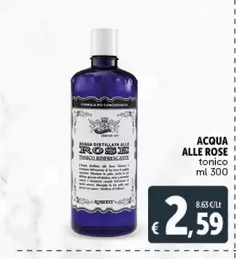 Deco Supermercati Acqua alle rose tonico ml 300 offerta