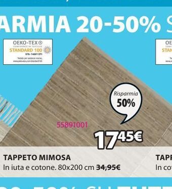 JYSK Tappeto mimosa offerta