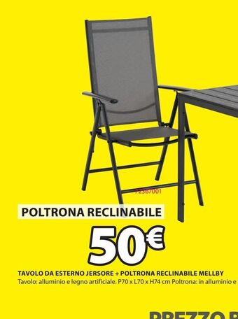 JYSK Poltrona reclinabile offerta