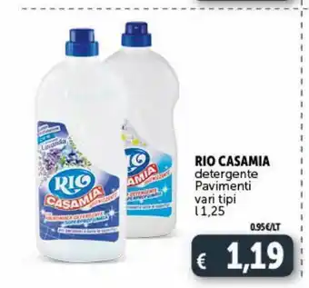 Detergente pavimenti vari tipi l 1.25 rio casamia