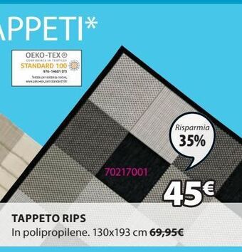 JYSK Tappeto offerta