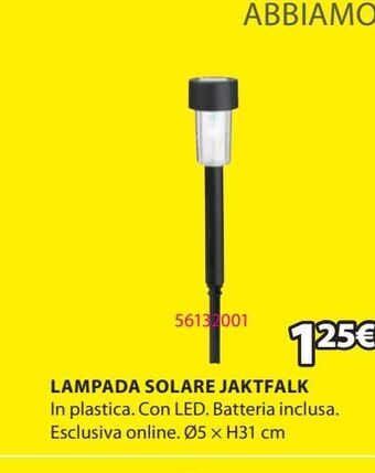 JYSK Lampada solare offerta