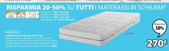 JYSK Materasso in schiuma offerta