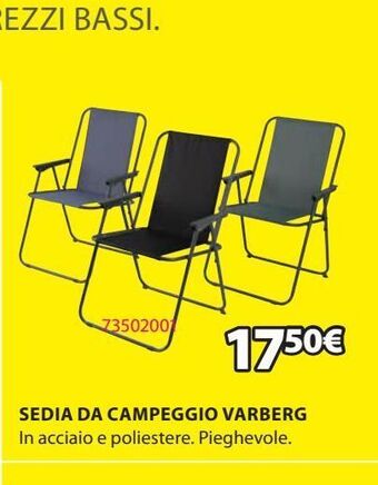 JYSK Sedia da campeggio offerta