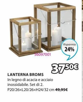 JYSK Lanterna offerta
