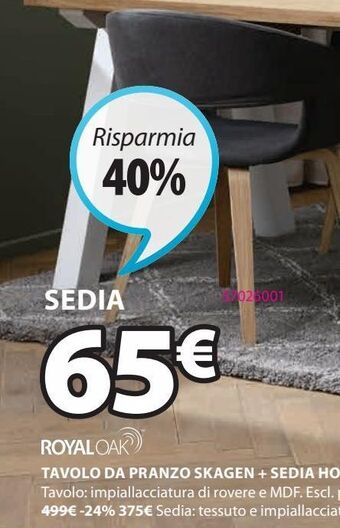 JYSK Sedia offerta
