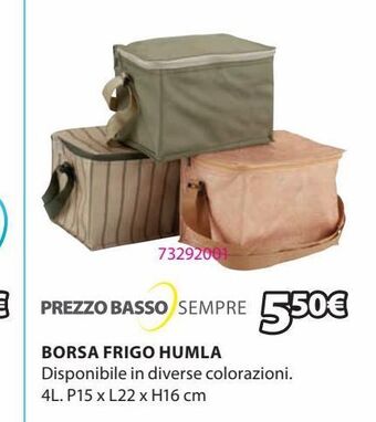 JYSK Borsa frigo offerta