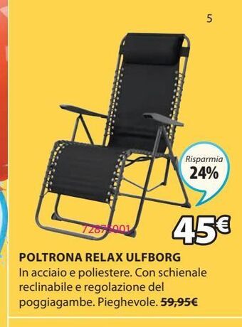JYSK Poltrona relax offerta