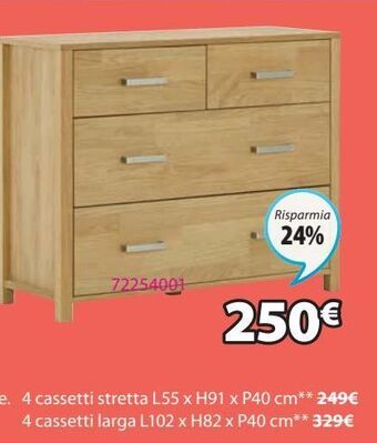 JYSK Cassettiera offerta