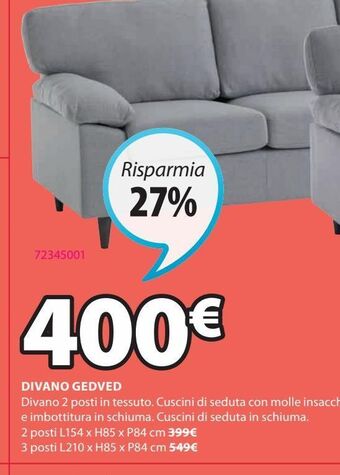 JYSK Divano offerta