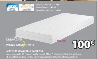 JYSK Materasso a molle offerta