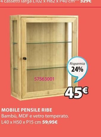 JYSK Mobile pensile ribe offerta