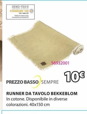 JYSK Runner da tavolo offerta