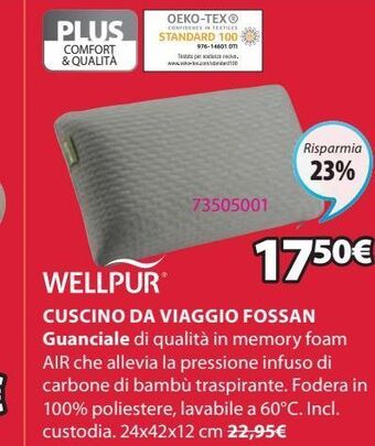 JYSK Cuscino da viaggio offerta