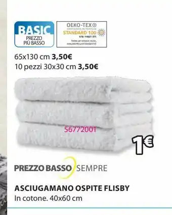 JYSK Asciugamano ospite offerta