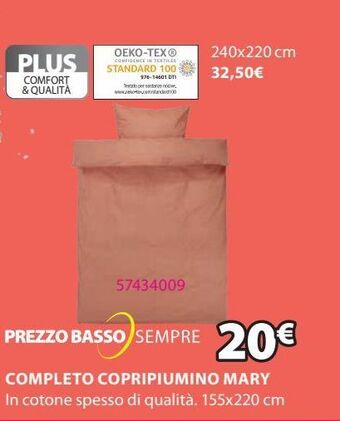 JYSK Completo copripiumino offerta
