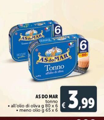 Deco Market Tonno in olio d'oliva às do mar offerta
